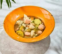 Царская уха из красной рыбы