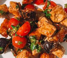 Тайский салат с баклажаном