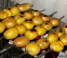 Картошка на углях