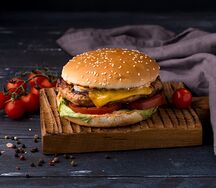 Бургер Горячая Цыпа с куриной котлетой