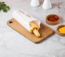 Французский хот-дог с куриной сосиской