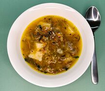 Грибной суп с гречкой