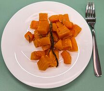 Тыква с розмарином