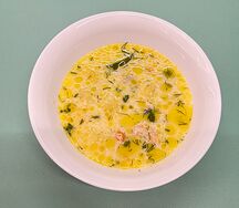 Рыбный сливочный суп