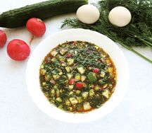 Окрошка на квасе