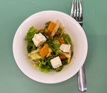 Салат с тыквой и брынзой