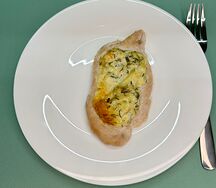 Грудка под кабачковой шапочкой