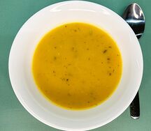 Крем-суп из кабачков на кокосовом молоке