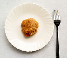 Куриная котлета жареная