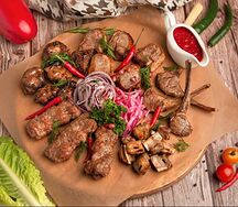 Ассорти шашлыков из баранины