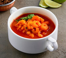 Пикантный суп с морепродуктами