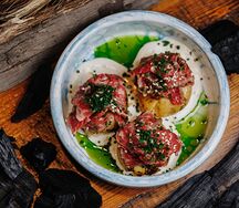 Теплый ростбиф с картофелем