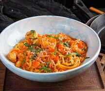 Паста с креветками