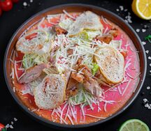 Цезарь с курицей