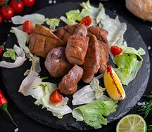 Тунец на мангале