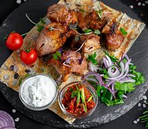 Шашлык из cвинoй шеи