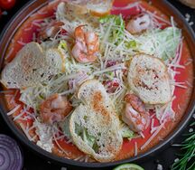 Цезарь с морепродуктами