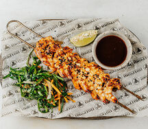 Креветки жаренные на гриле