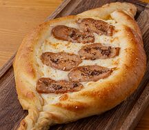 Хачапури с белыми грибами