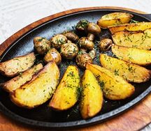 Картофель по-селянски с грибами