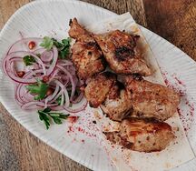 Шашлык из куриного бедра