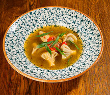 Суп с мини-хинкалями