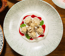 Патара-хинкали с вишней