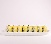 Креветка темпура с соусом манго