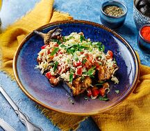 Баклажан с фетой