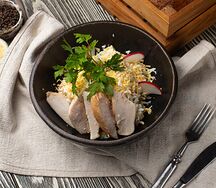 Столичный с печеной курой