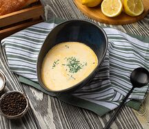 Уха на финский манер со сливками