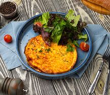 Омлет с ветчиной