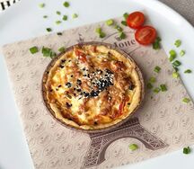 Мини-киш с курицей