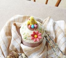 Кулич с цыпленком