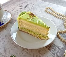 Торт Фисташковый (порция)