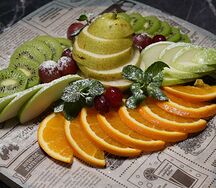 Тарелка из Сезонных фруктов