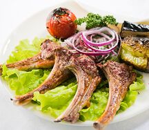 Шашлык из бараньей корейки