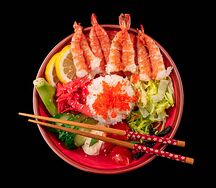 Поке с креветками