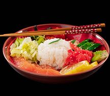 Поке с лососем