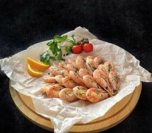 Креветки отварные