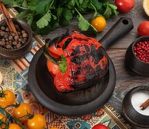 Болгарский перец на углях