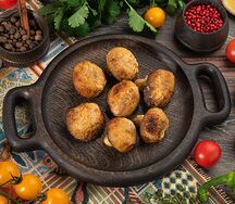 Шампиньоны на углях