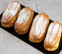 Эклер с кремом маскарпоне