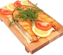 Стейк из семги