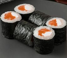 Ролл мини сёмга и сыр
