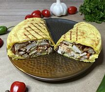 Сырная пицца на углях