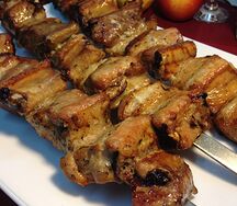 Шашлык из свиных рёбер