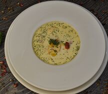 Сливочный суп из сёмги