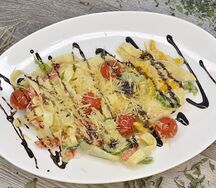 Феттуччине с овощами