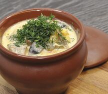 Мельница в глиняном горшке